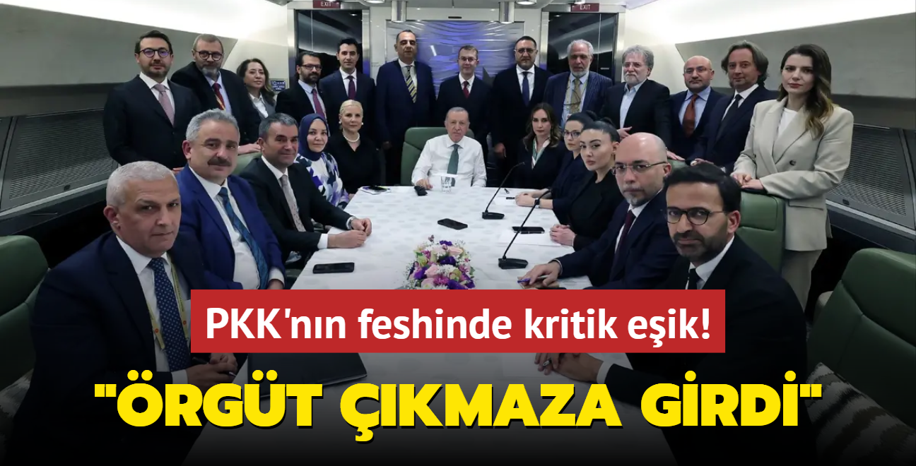 PKK'nn feshinde kritik eik! Bakan Erdoan: Terr rgt kmaz yola girdiini anlamal