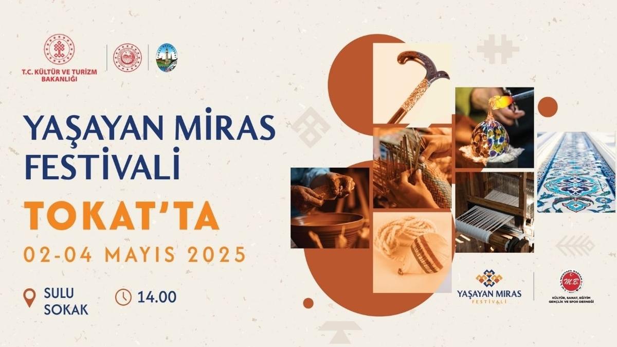 Tokat Yaayan Miras Festivali balyor