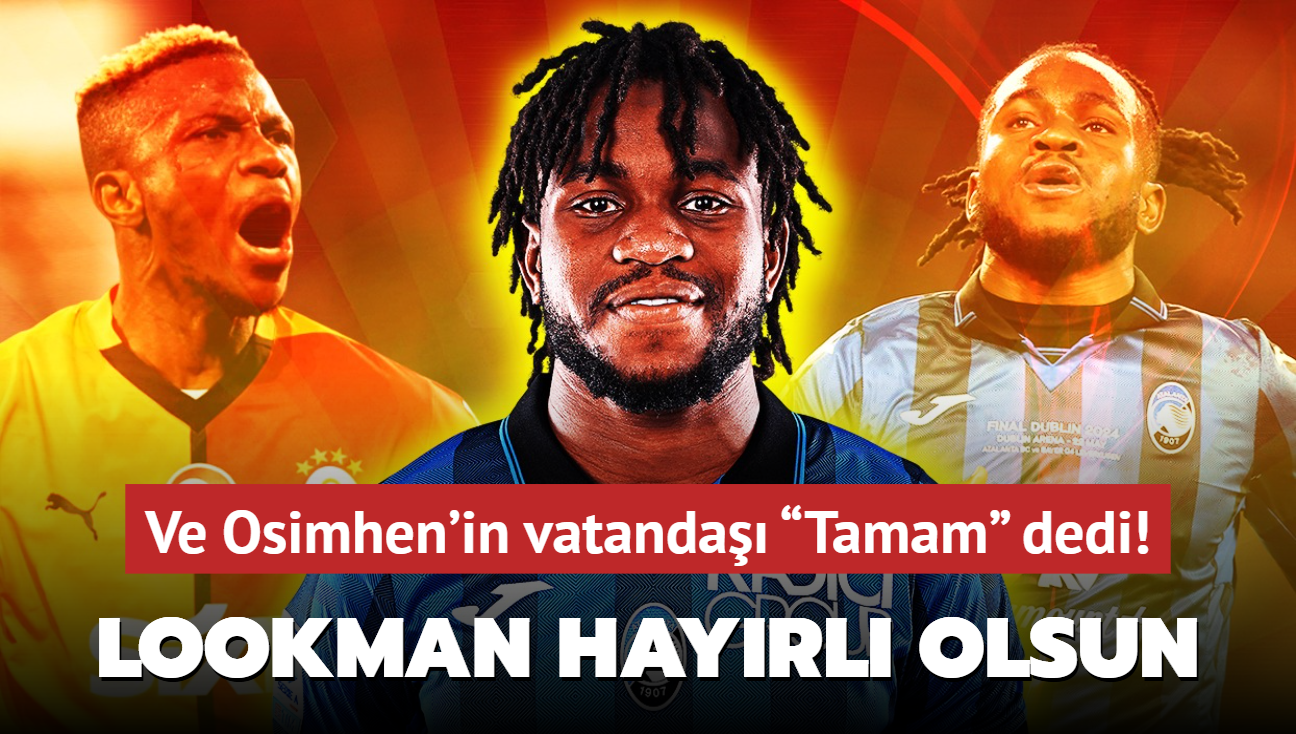 Ve Victor Osimhen'in vatanda Tamam dedi! Ademola Lookman takma hayrl olsun: Tam bir bitirici