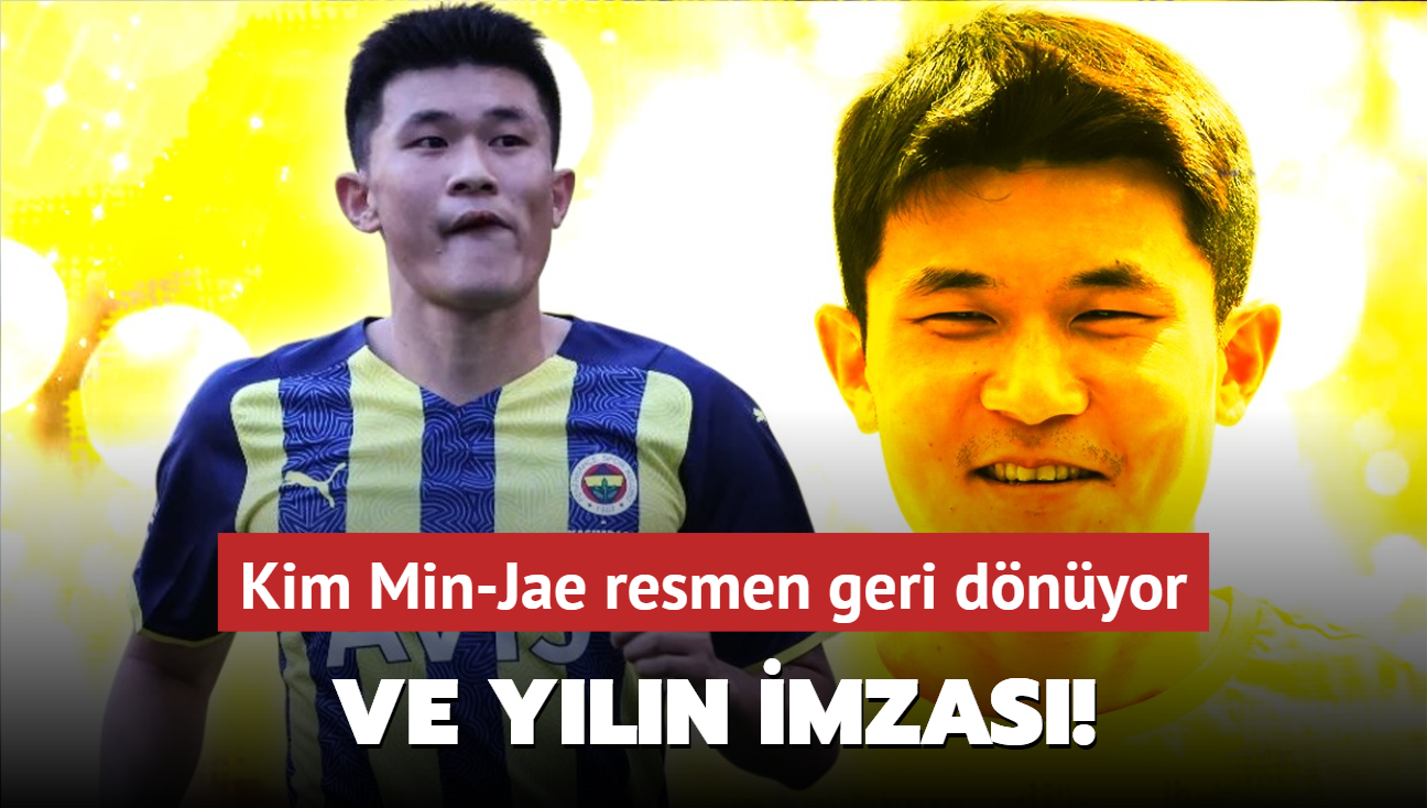 Ve yln imzas! Transferde son dakika: Kim Min-Jae resmen geri dnyor