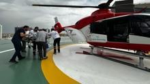 2 yandaki bebein imdadna ambulans helikopter yetiti