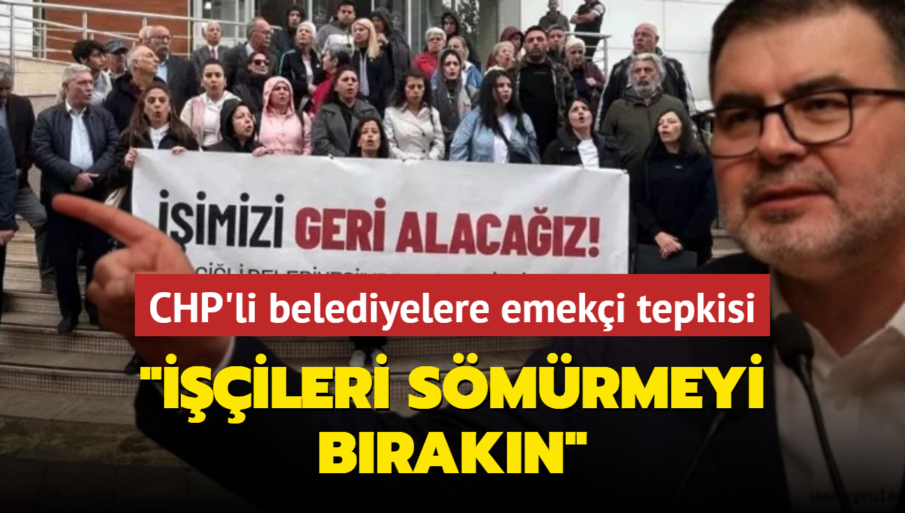 AK Parti'den CHP'li belediyelere emeki tepkisi! "ileri smrmeyi, srtndan geinmeyi brakn"