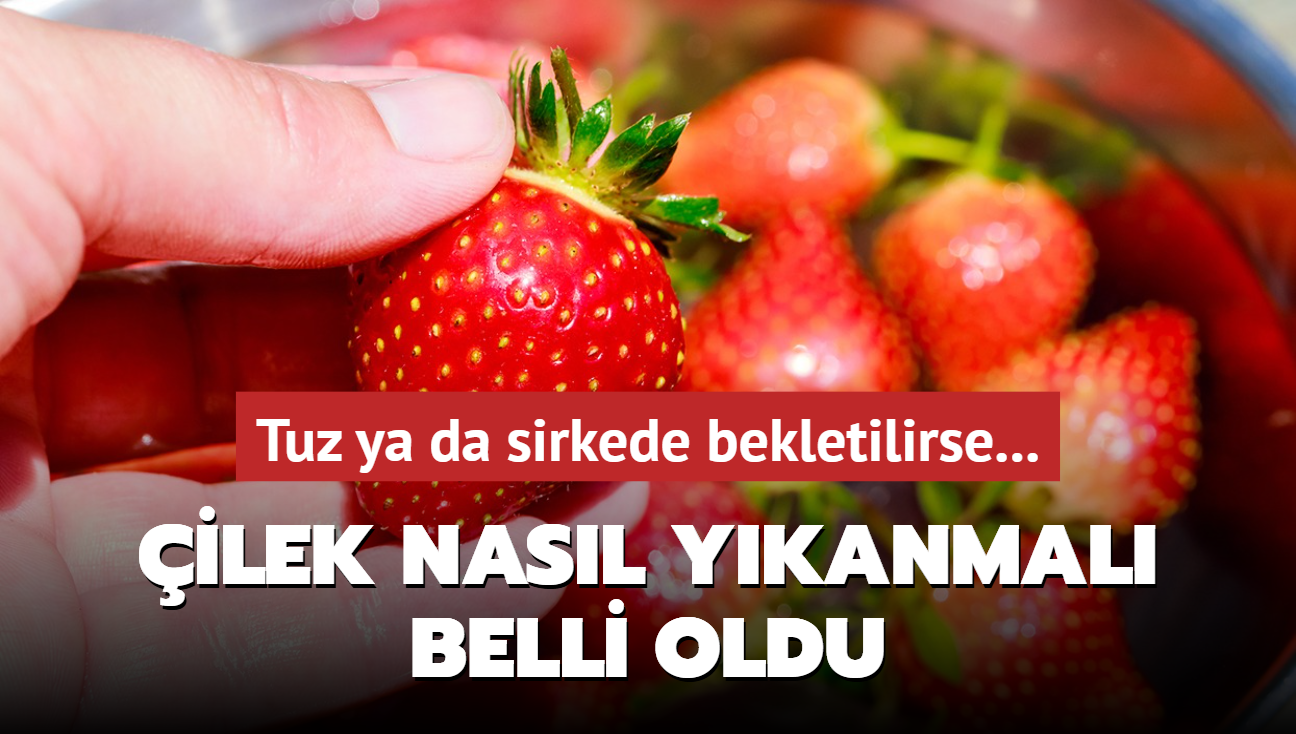 ilek nasl ykanmal belli oldu! Tuz ya da sirkede bekletilirse...