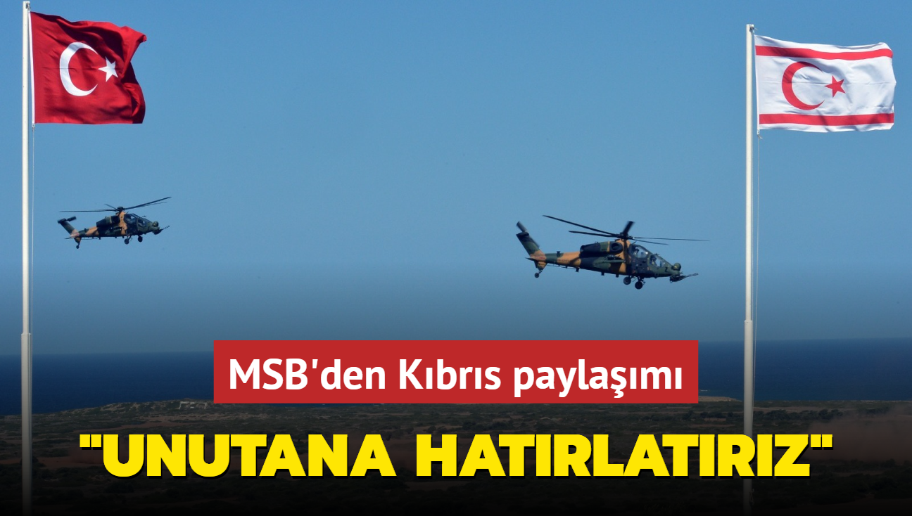 MSB'den Kbrs paylam... "unutana hatrlatrz"