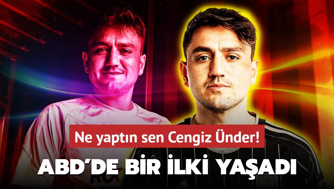 Ne yaptn sen Cengiz nder! ABD'de bir ilki yaad: Bunu kimse baaramamt