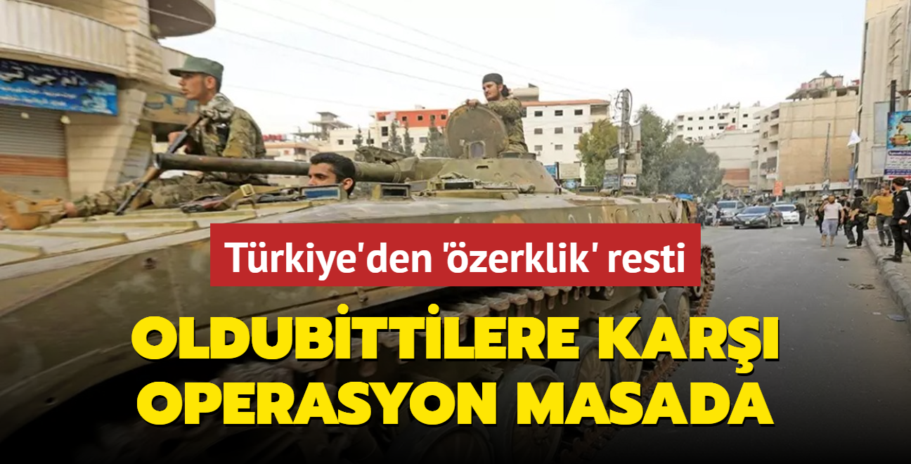 Suriye'de birlii bozacak hibir yapya izin vermeyiz