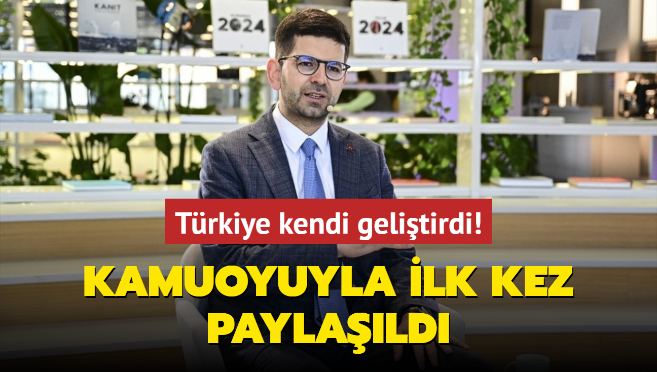 Trkiye kendi gelitirdi! Kamuoyuyla ilk kez paylald