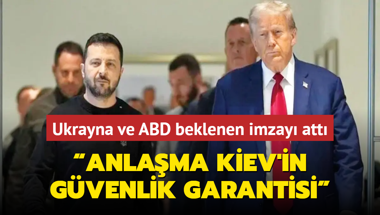 Ukrayna ve ABD beklenen imzay att: Anlama Kiev'in gvenlik garantisi