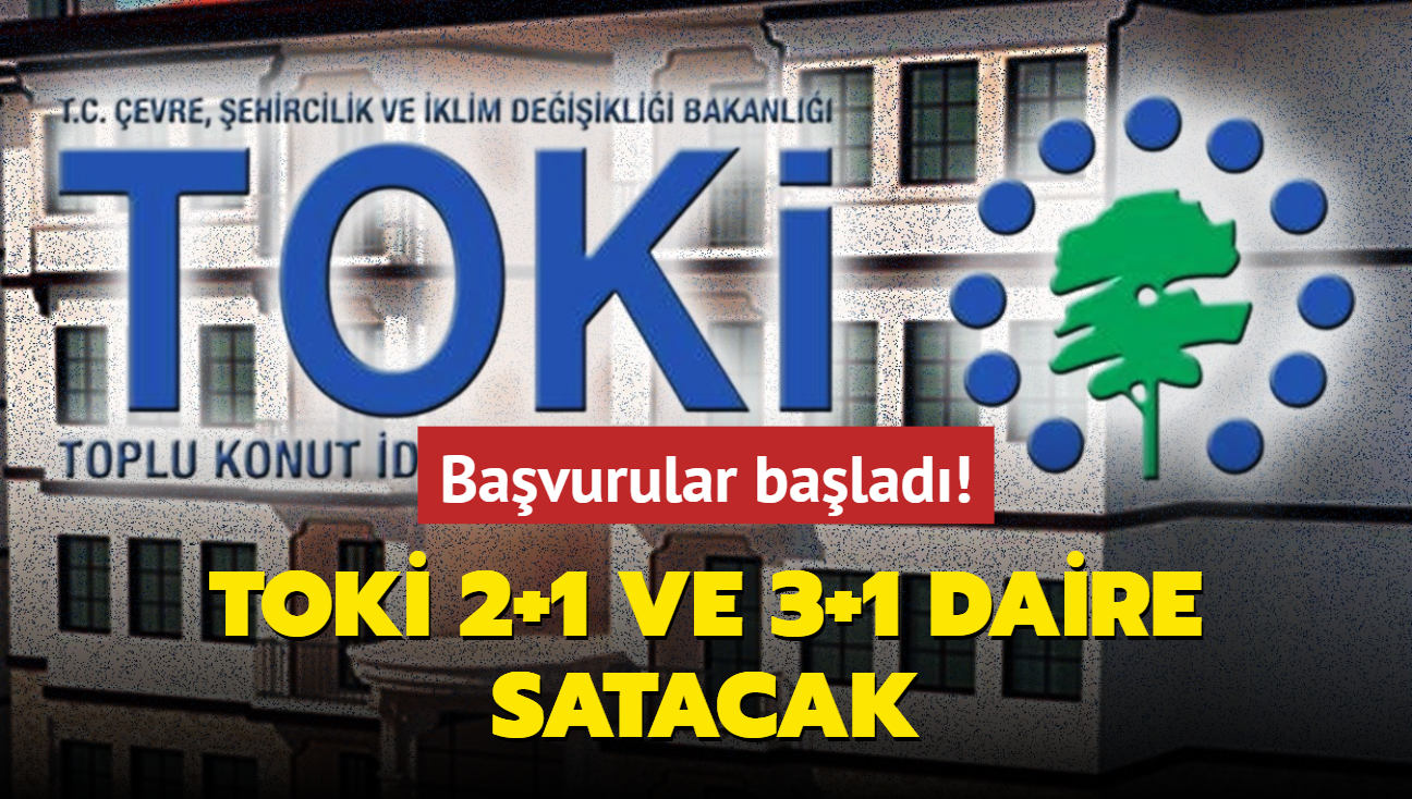 Bavurular balad: TOK onlarca konut satacak! 10.000 TL'si olan bavuruyor...