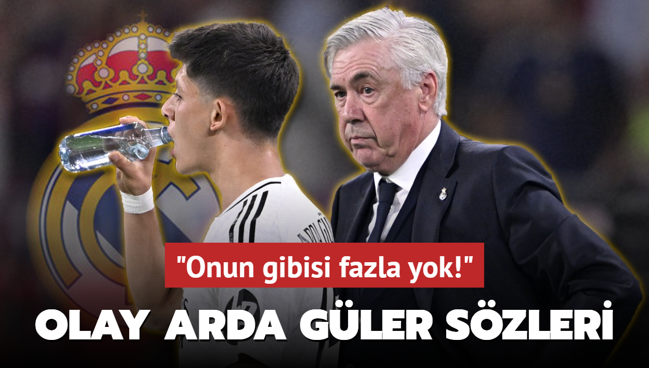 Carlo Ancelotti'den olay Arda Gler szleri! "Onun gibisi fazla yok"