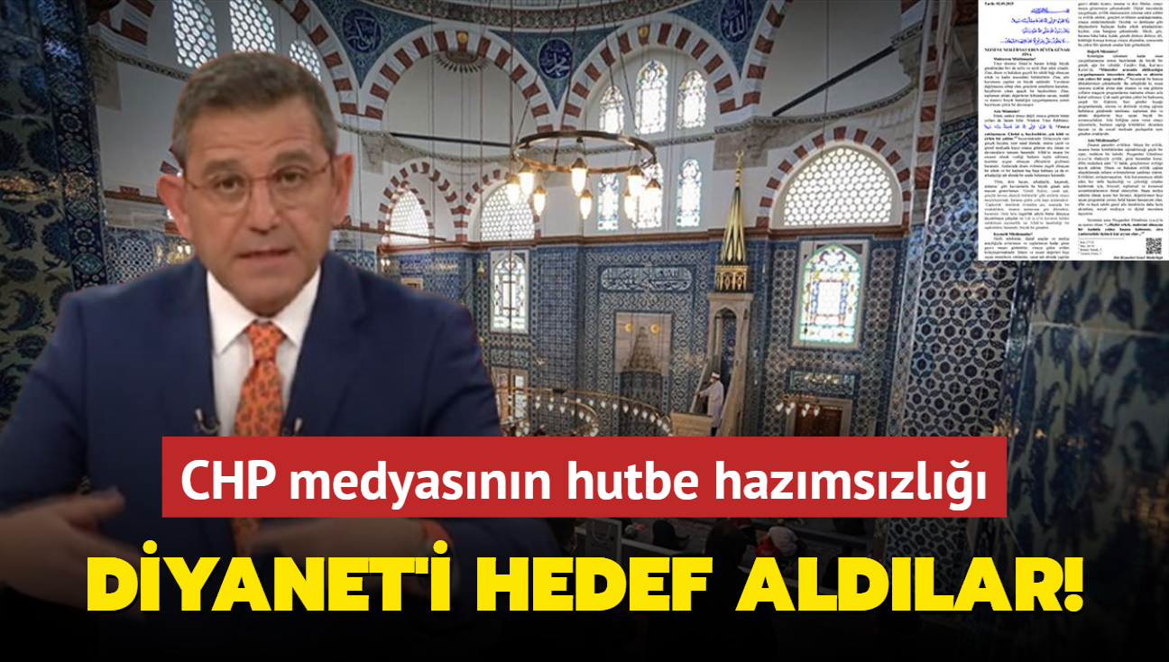 CHP medyasnn hutbe hazmszl... Diyanet'i hedef aldlar!