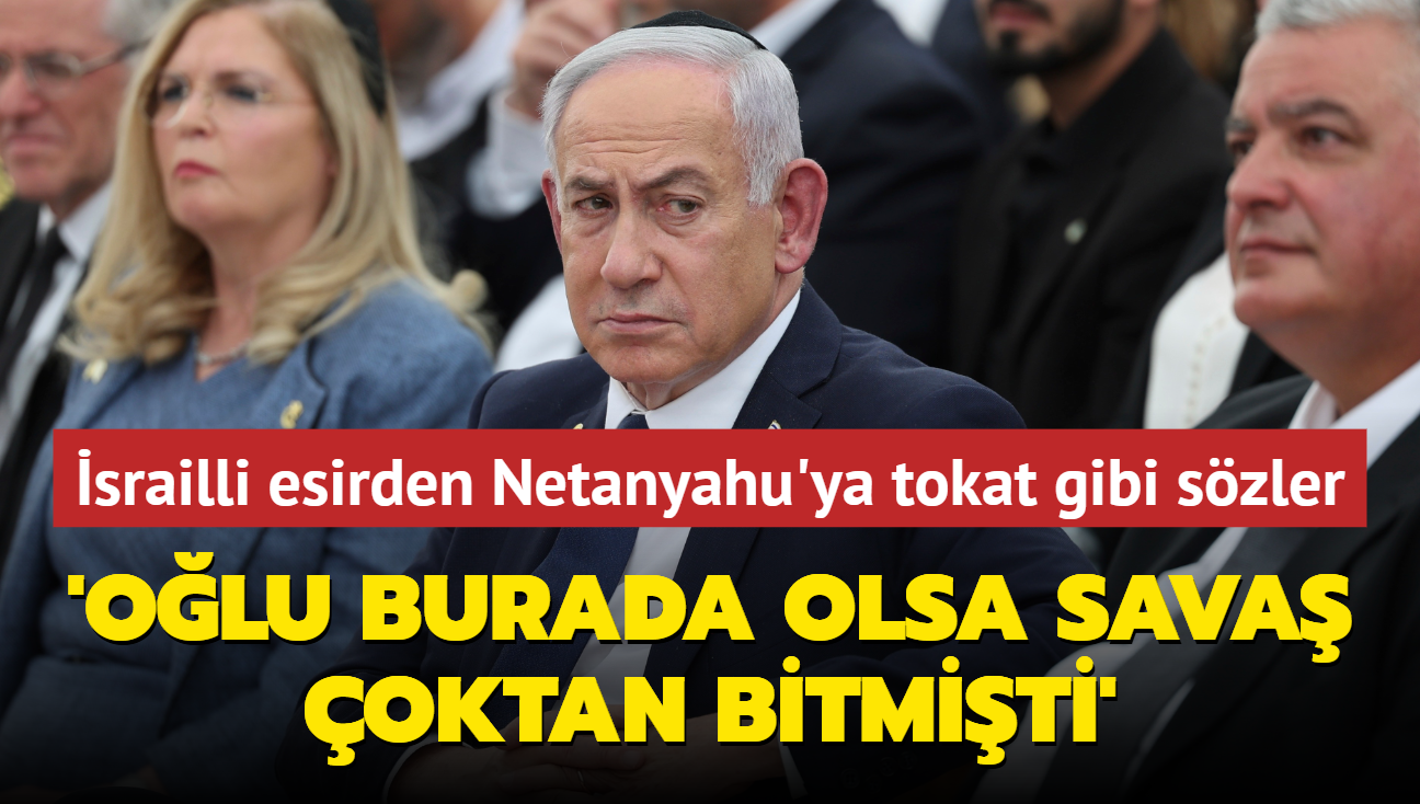 Kassam tarafndan kurtarlan srailli esir: Netanyahu'nun olu burada olsayd sava oktan bitmiti