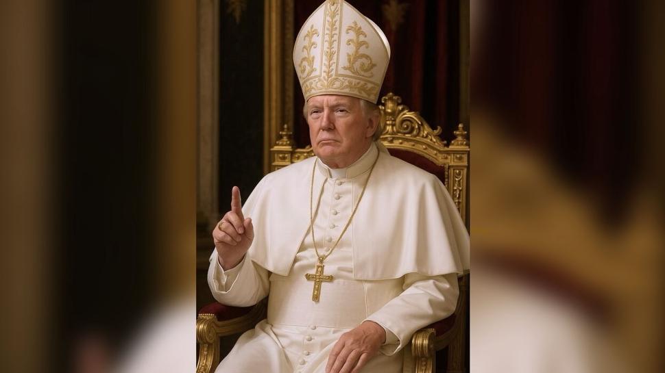 Krald, papa oldu... Trump'tan dikkat eken paylam!