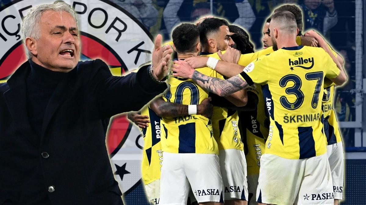 Fenerbahe'de Beikta derbisine geri saym! Jose Mourinho bir ilk peinde