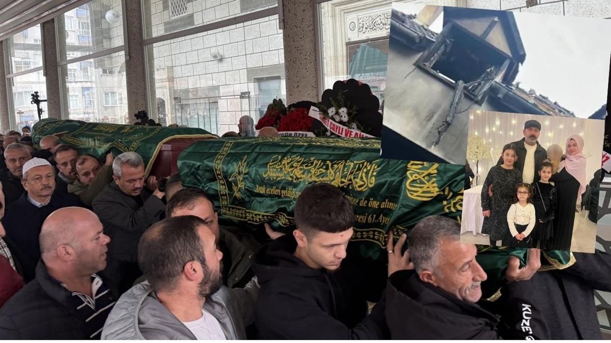 Fransa'daki yangnda len  kz karde Rize'de defnedildi