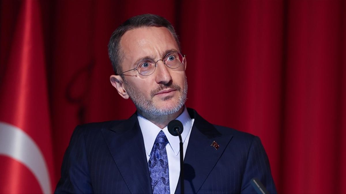 letiim Bakan Altun'dan cuma hutbeleri vurgusu! Diyanet leri Bakanlna teekkr etti