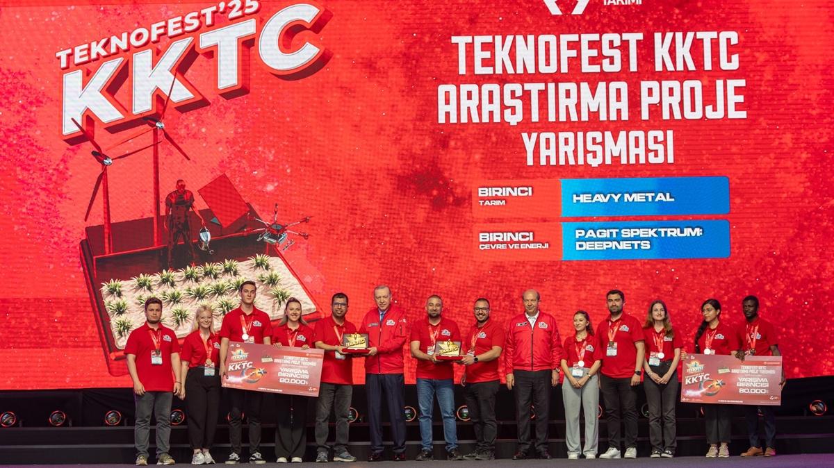 TEKNOFEST KKTC: 4 ana kategoride birincilere dlleri takdim edildi