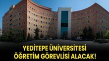 Yeditepe niversitesi retim Grevlisi alacak!