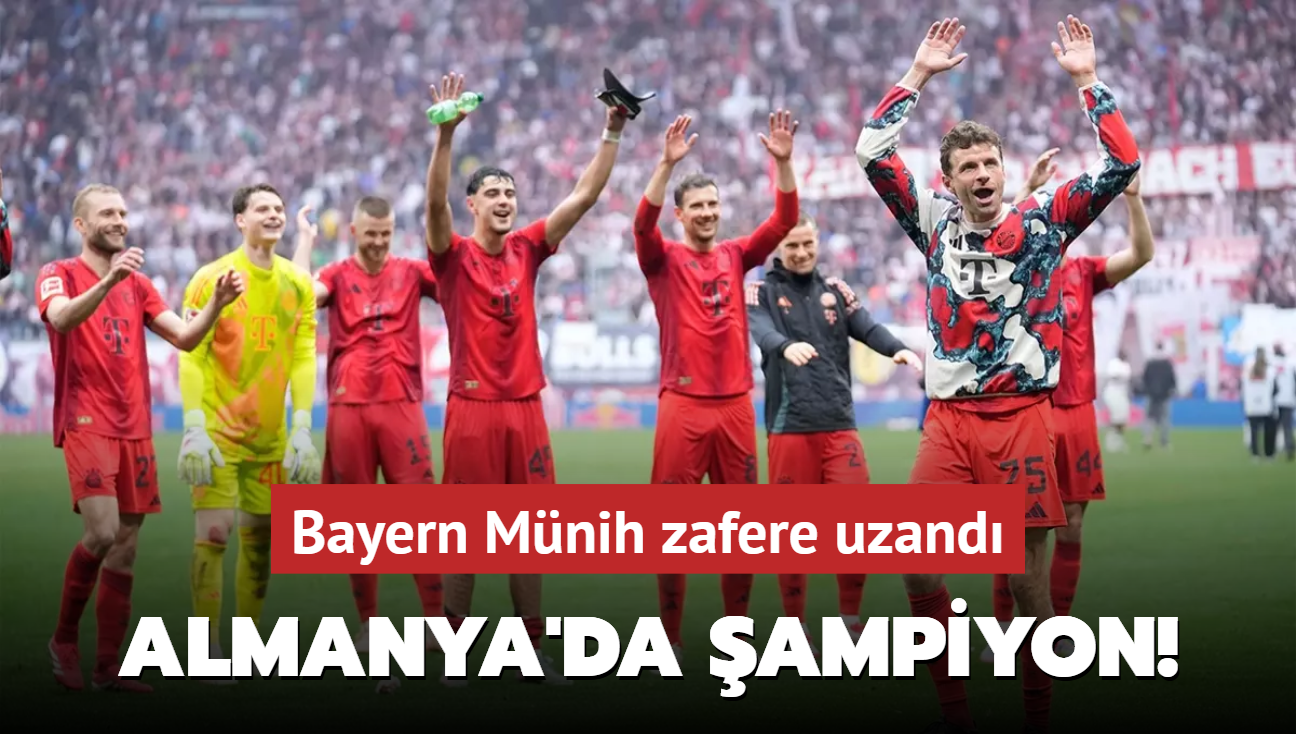 Almanya'da ampiyon! Bayern Mnih zafere uzand