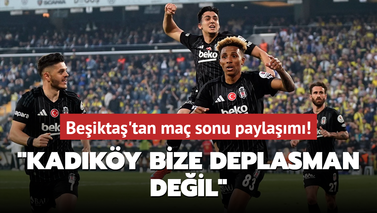 Beikta'tan ma sonu paylam! "Kadky bize deplasman deil"
