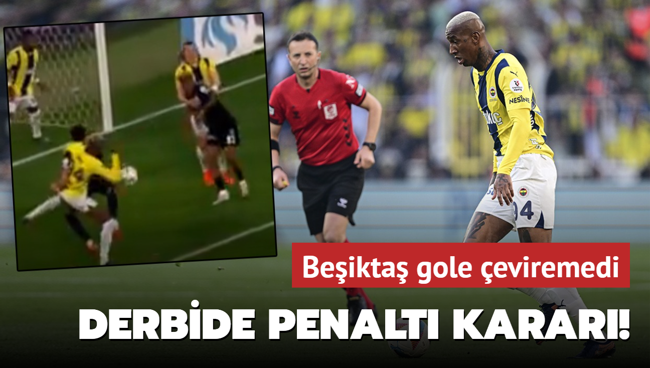Derbide penalt karar! Beikta gole eviremedi