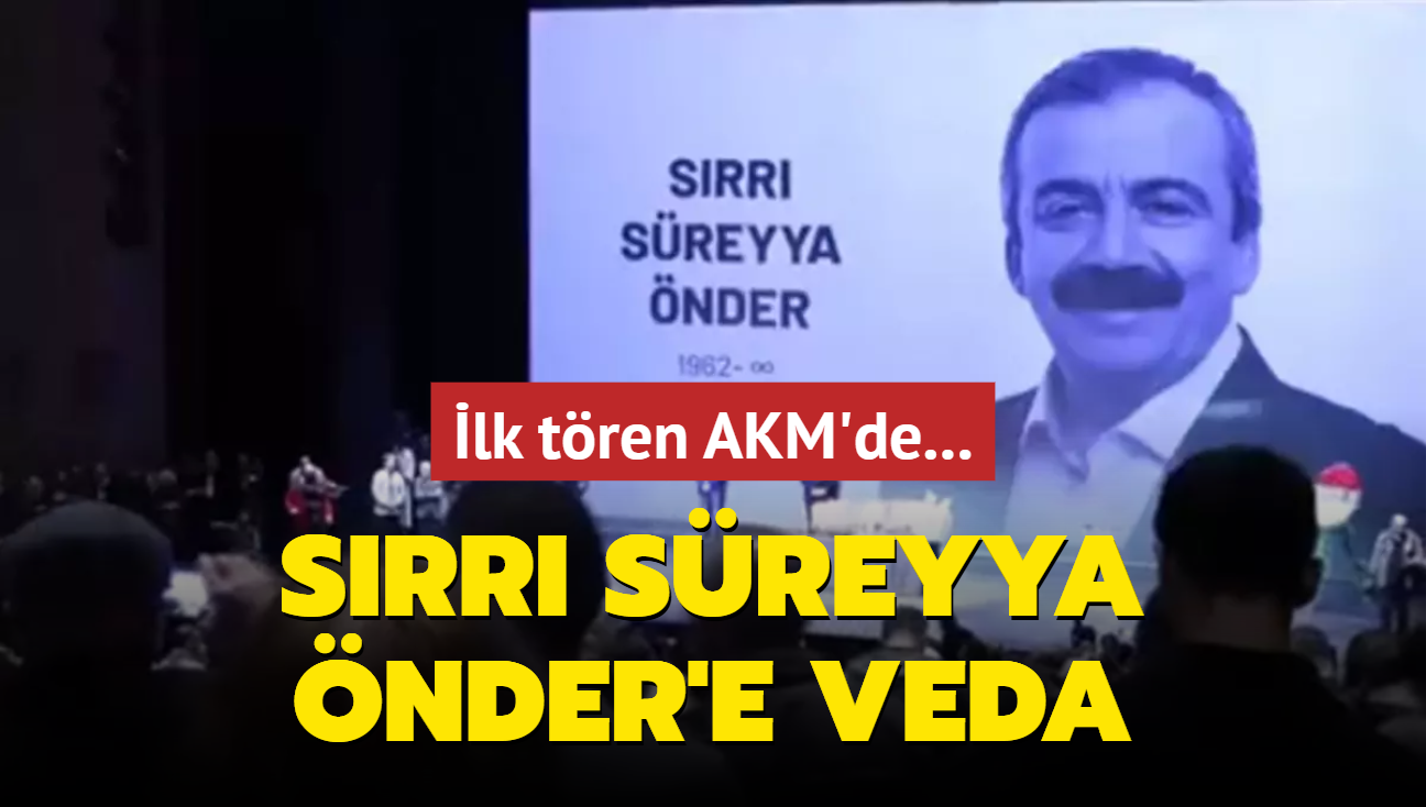 lk tren AKM'de... Srr Sreyya nder'in cenazesi AKM'ye geldi
