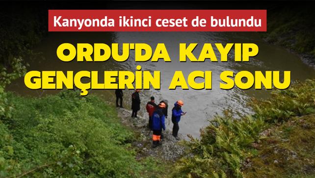 Ordu'da kayp genlerin ac sonu: Kanyonda ikinci ceset de bulundu