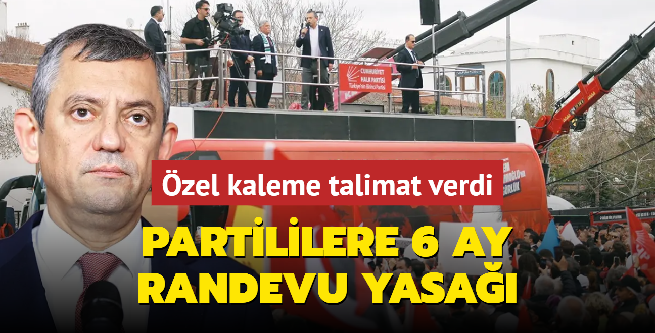 zgr zel'den partililere 6 ay randevu yasa