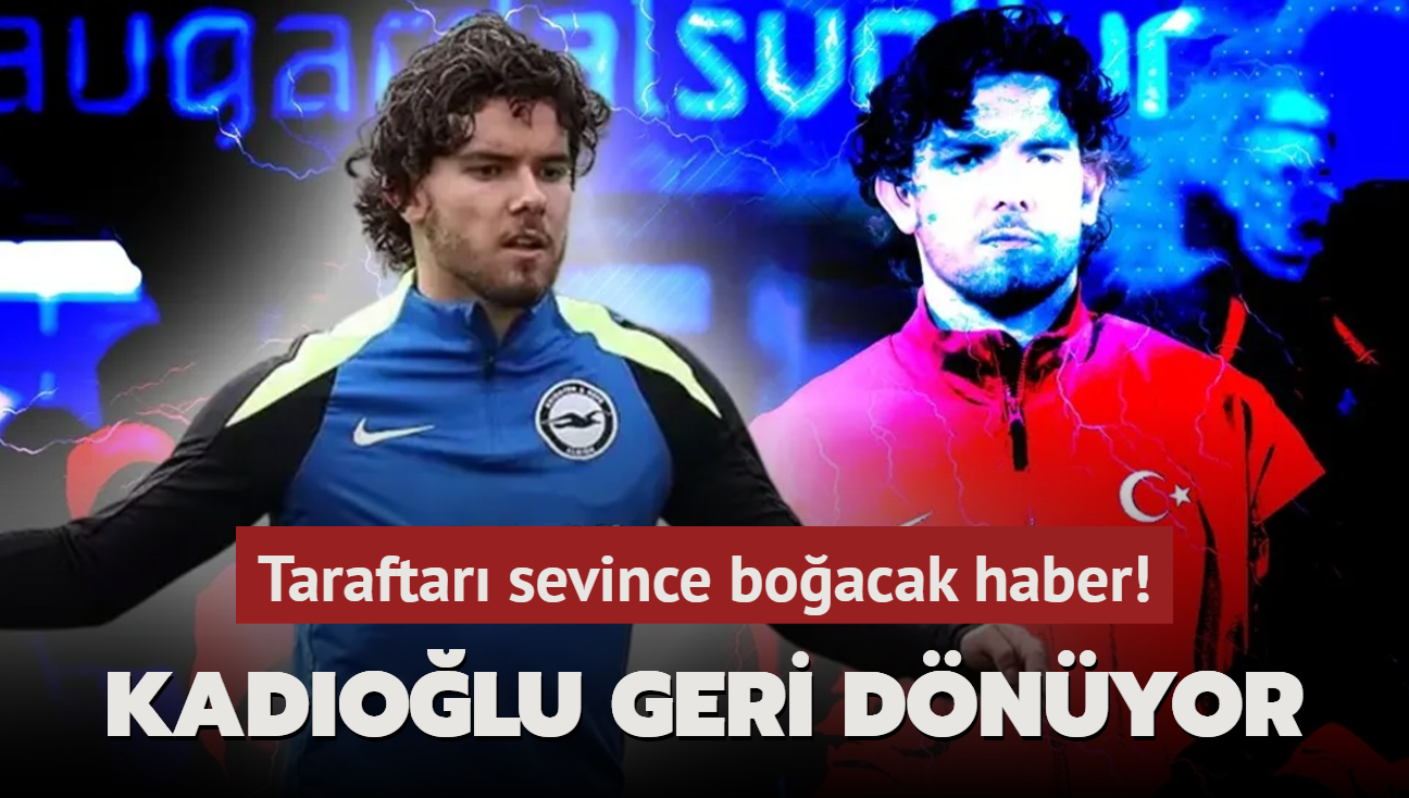 Taraftar sevince boacak haber! Ferdi Kadolu geri dnyor