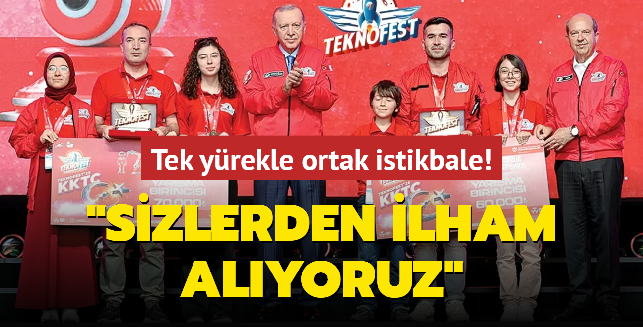 Tek yrekle ortak istikbale! Bakan Erdoan: Sizlerden ilham alyoruz