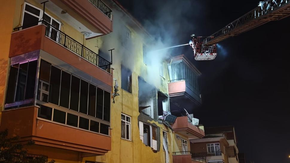 Konya'da bir binada iddetli patlama: ok sayda yaral var