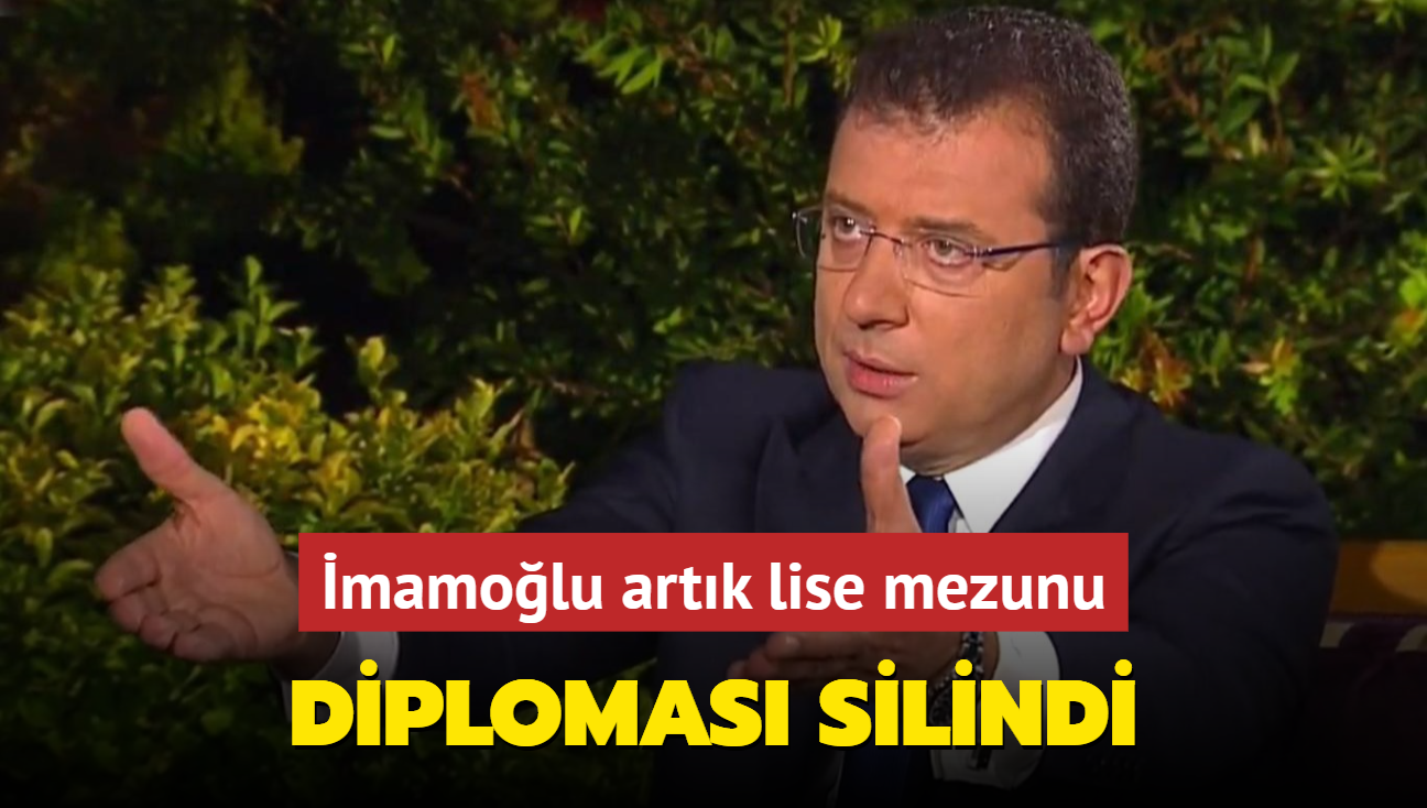 Diplomas silindi! mamolu artk lise mezunu