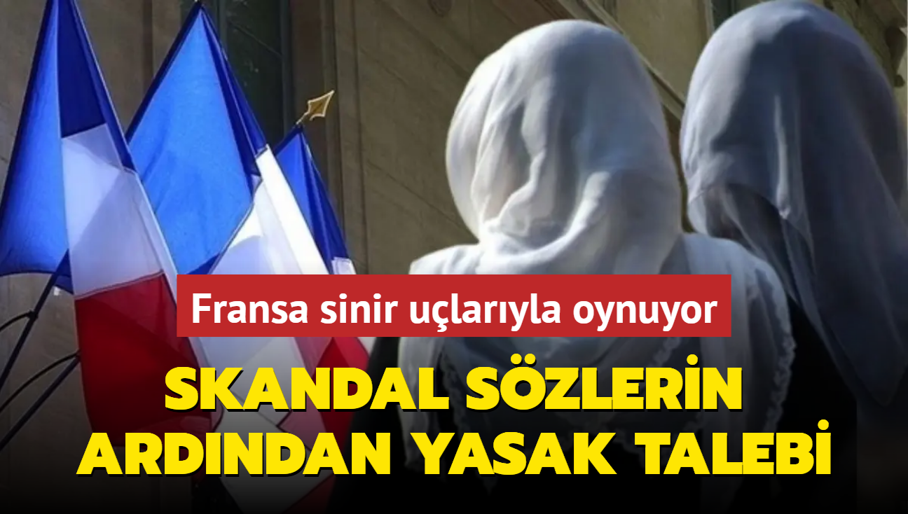 Fransa sinir ularyla oynuyor... Skandal szlerini tekrarlad, barts yasa istedi