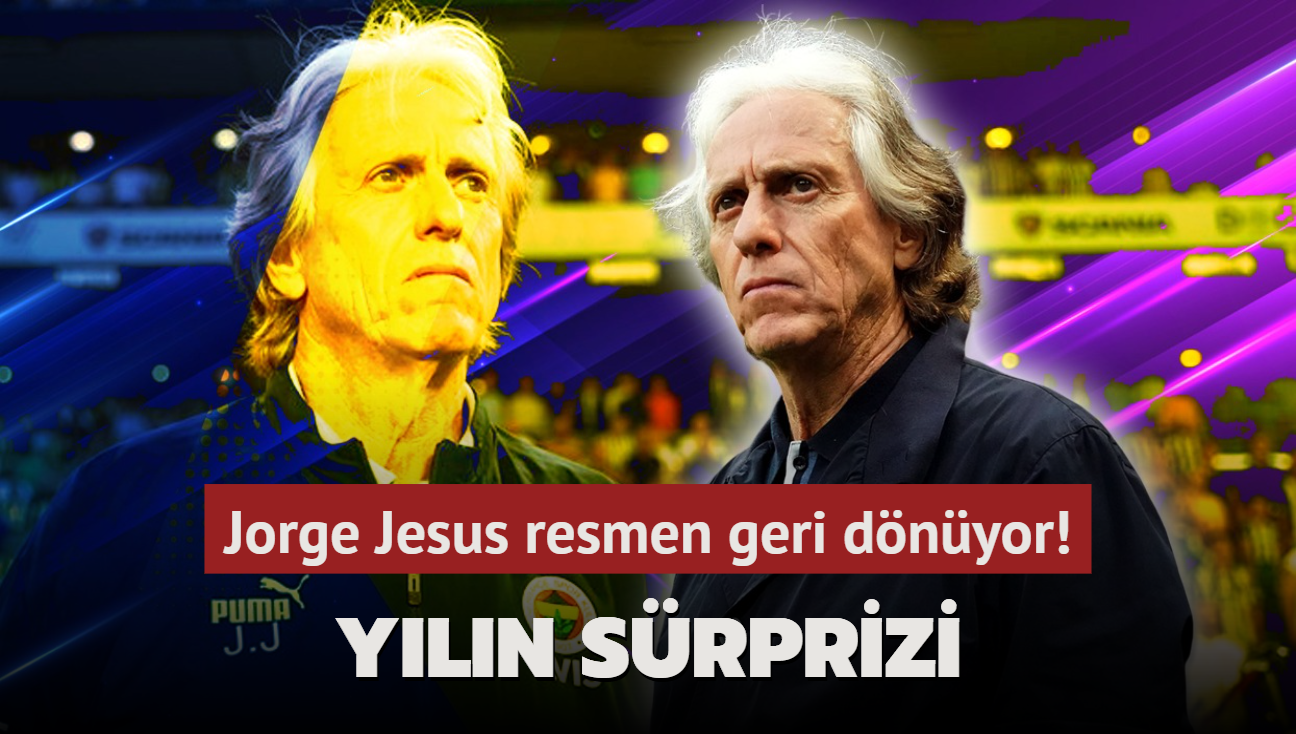 Jorge Jesus resmen geri dnyor! Yln srprizi