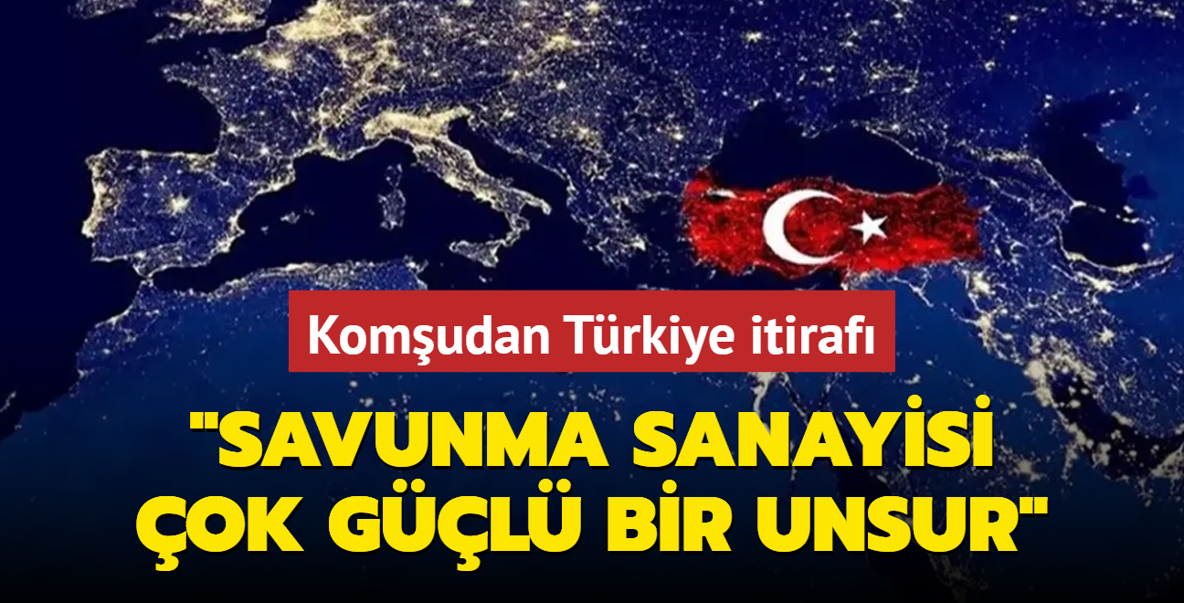 Komudan Trkiye itiraf... "Savunma sanayisi ok gl bir unsur"