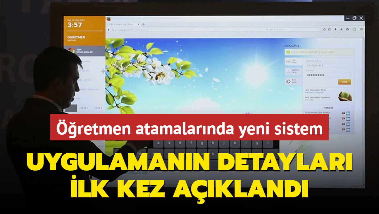 retmen atamalarnda yeni sistem! Uygulamann detaylar ilk kez akland