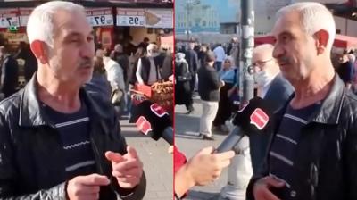 zgr zel'e tokatl saldrda bulunmutu... Saldrgann sokak rportaj ortaya kt