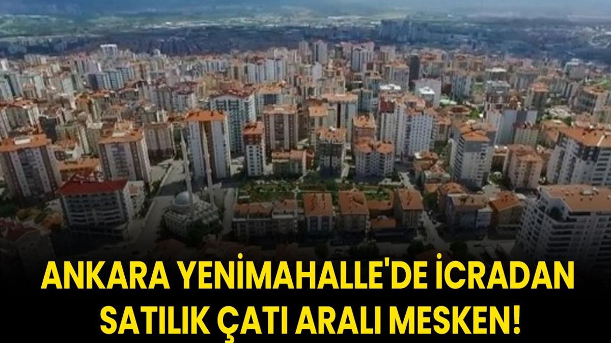 Ankara Yenimahalle'de icradan satlk at aral mesken!