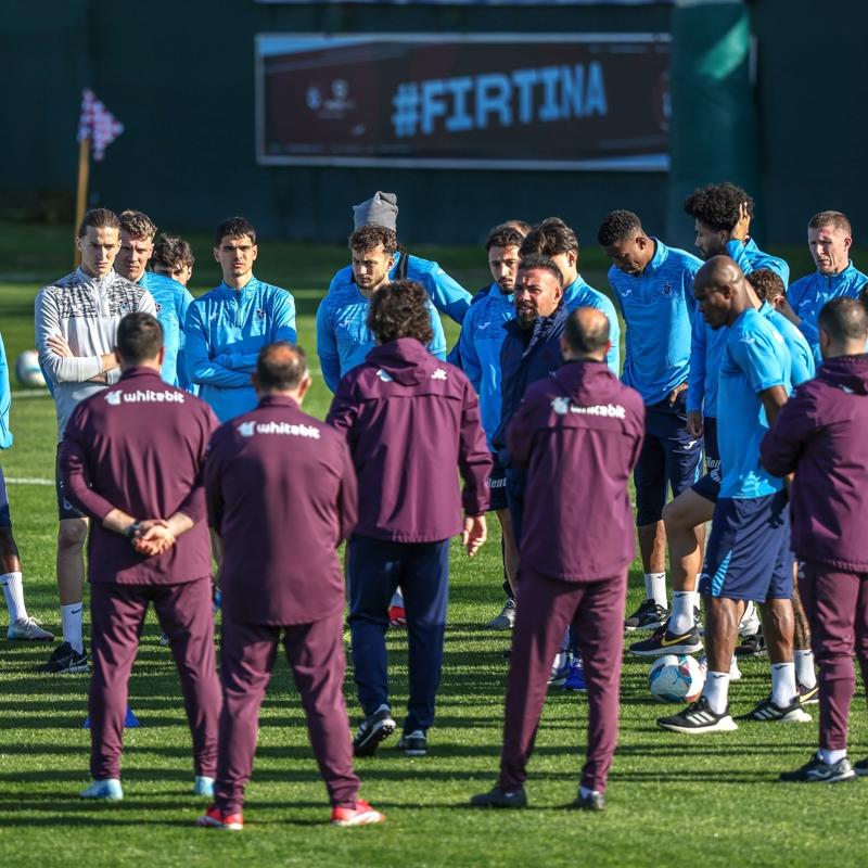 Trabzonspor'da Galatasaray ma hazrlklar balad