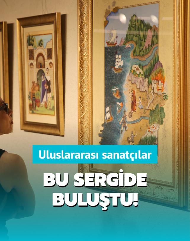 Uluslararas sanatlarn eserleri Geleneksel Trk Sanatlarnda bulutu