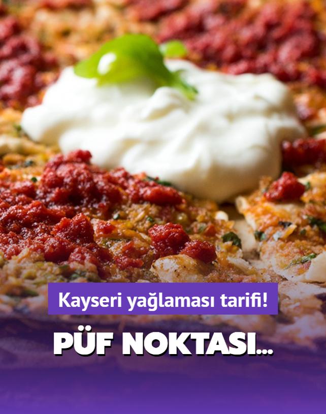 En kolay Kayseri yalamas tarifi! Pf noktas st lk kullanmak