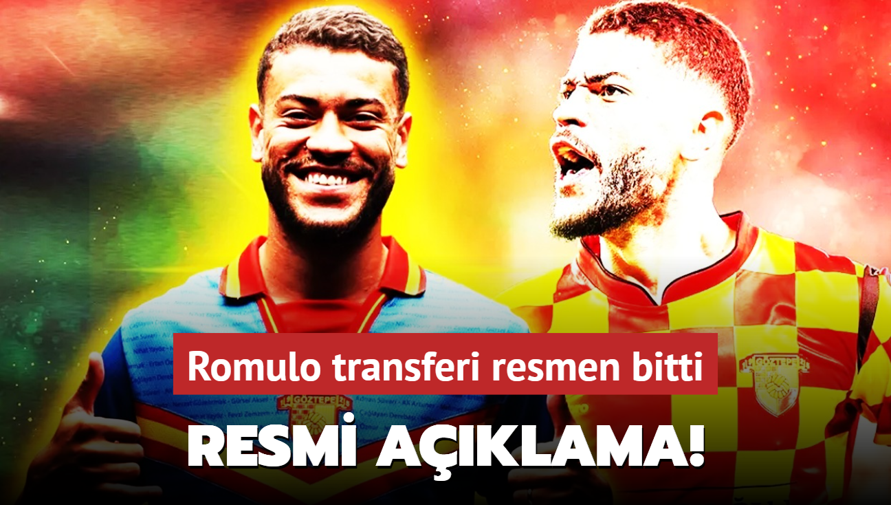 Resmi açıklama! Romulo transferi resmen bitti