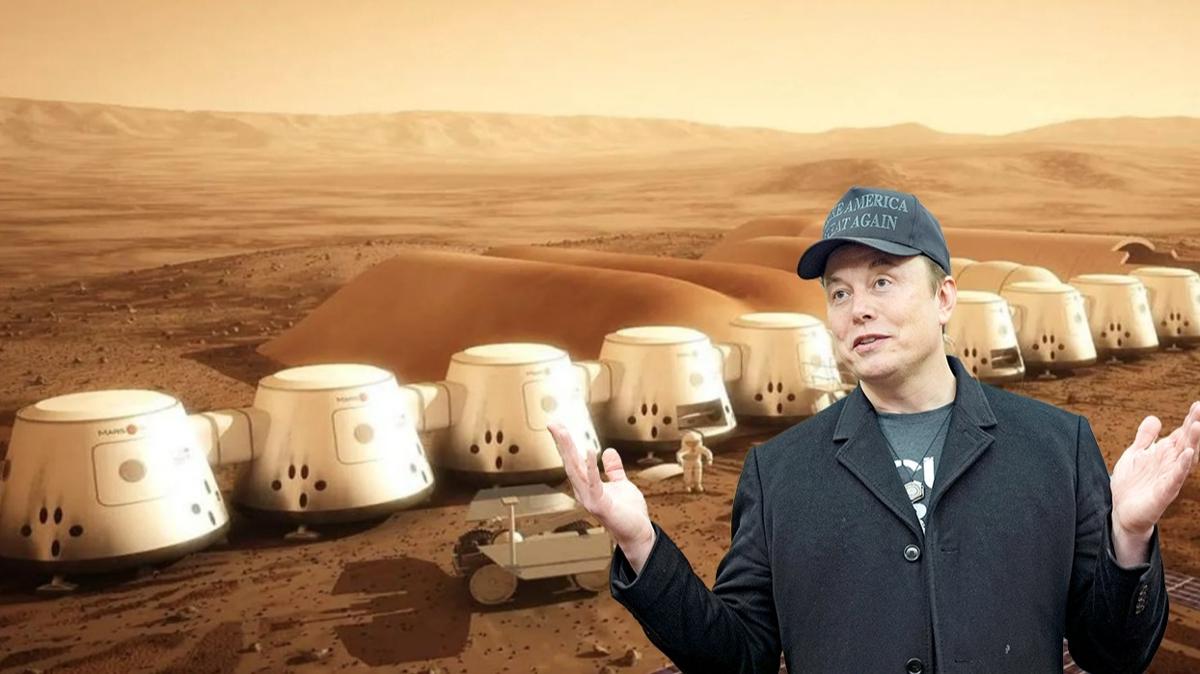 Dnya yanacak Mars evimiz olacak' Musk'tan koloni aklamas