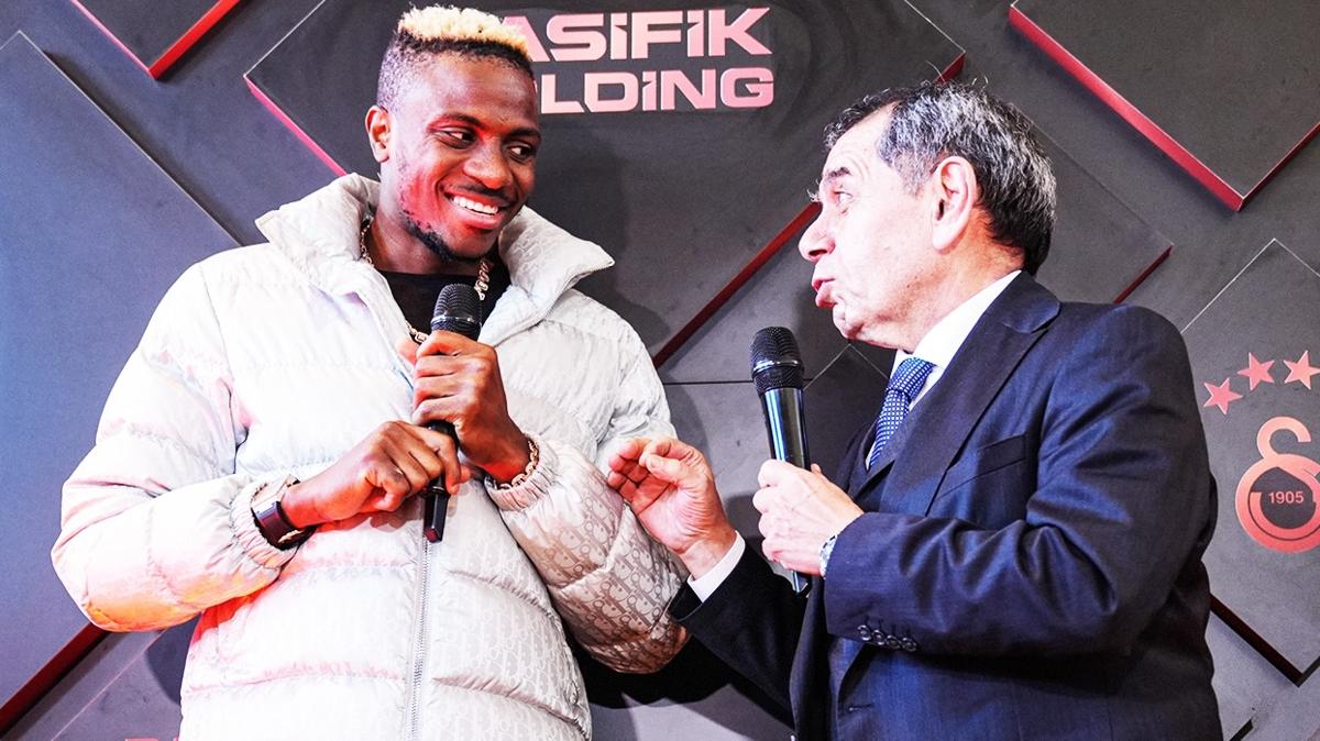 Galatasaray Victor Osimhen'in bonservisini alacak m" Dursun zbek'ten resmi aklama