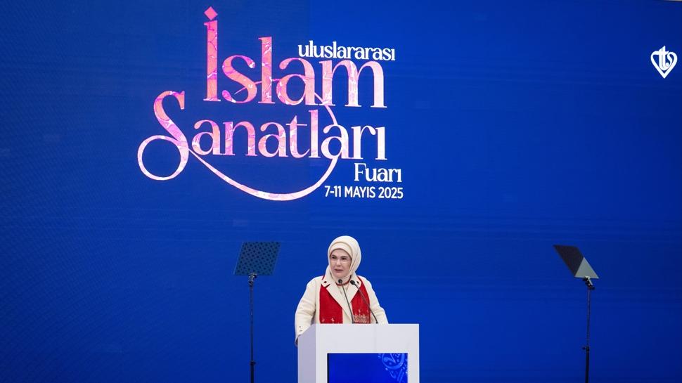 Emine Erdoan: Sanat, insan iin nefes almak kadar hayati ihtiya 