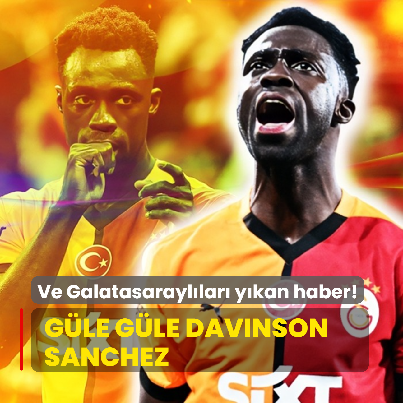 Ve Galatasarayllar ykan haber! Gle gle Davinson Sanchez