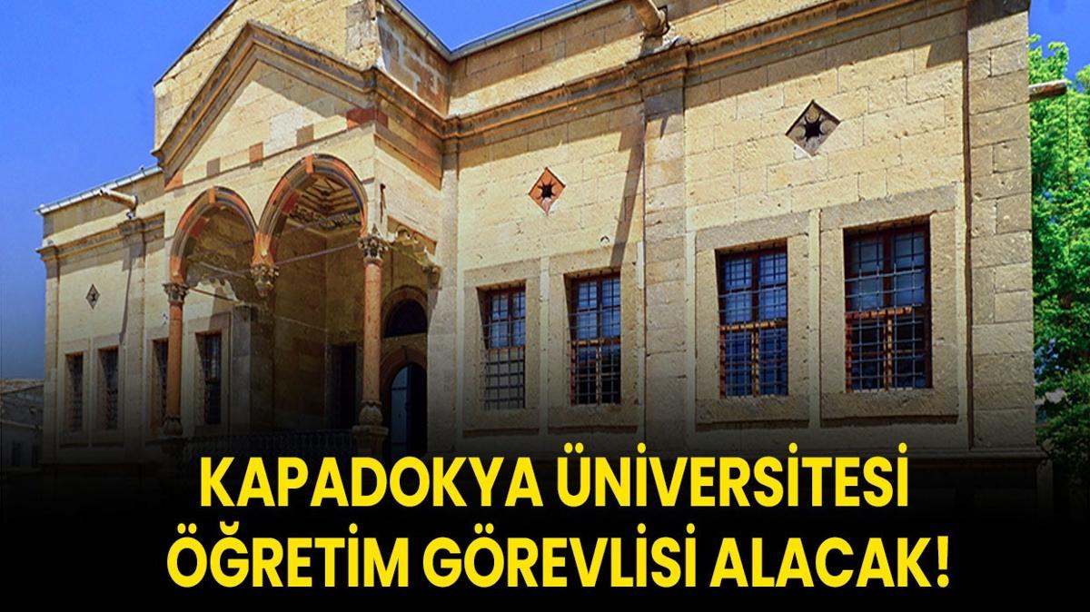 Kapadokya niversitesi retim Grevlisi alacak!