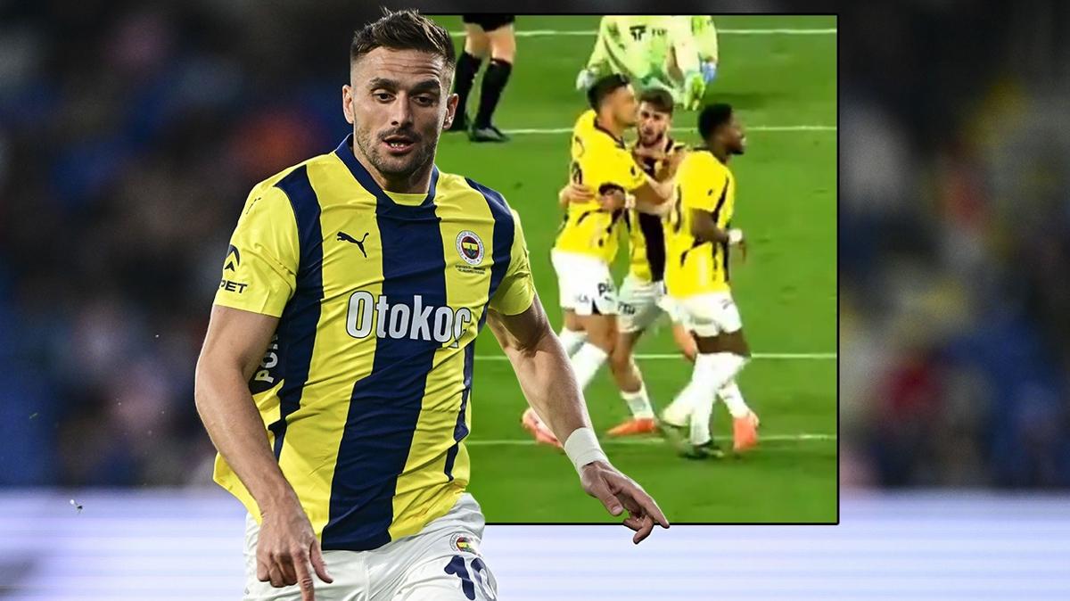 Tansiyon ykseldi! Fenerbahe'de Tadic ile Talisca arasnda gerginlik