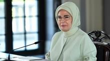 Emine Erdoan, eyha Fatima Bint Mubarak ile eyh Zayed ocuk Evleri Sitesi'ni ziyaret etti