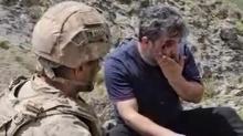 Kayalklardan den vatanda jandarma kurtard